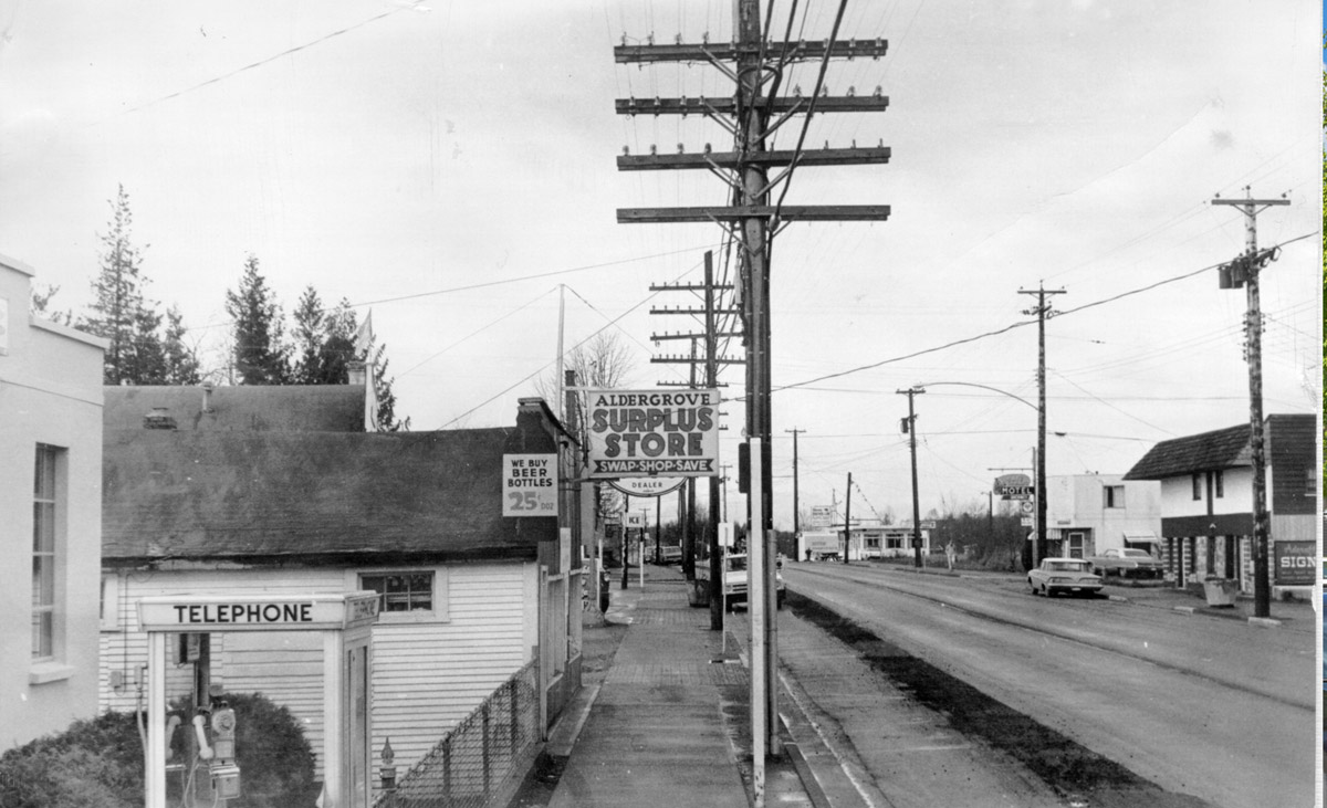 Looking West Down Fraser