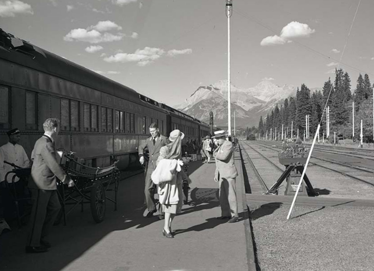 Disembarking at the Station