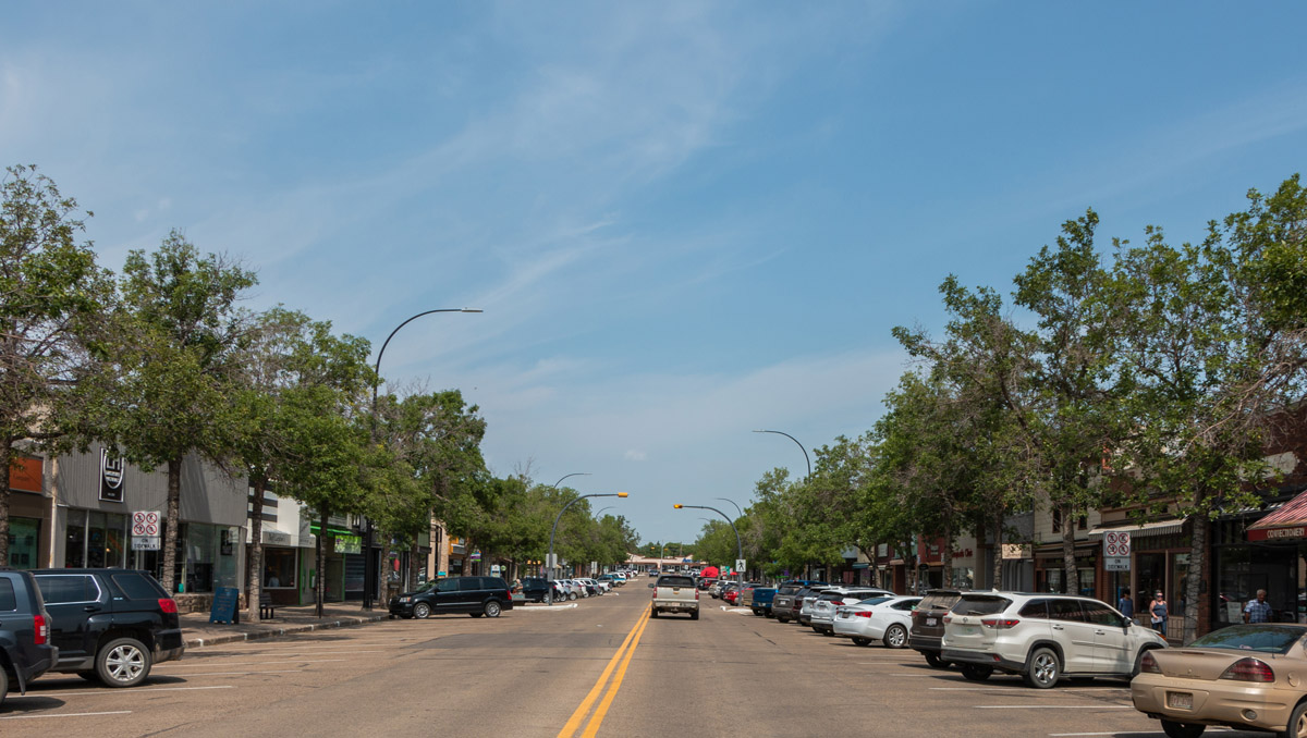Looking North on Main