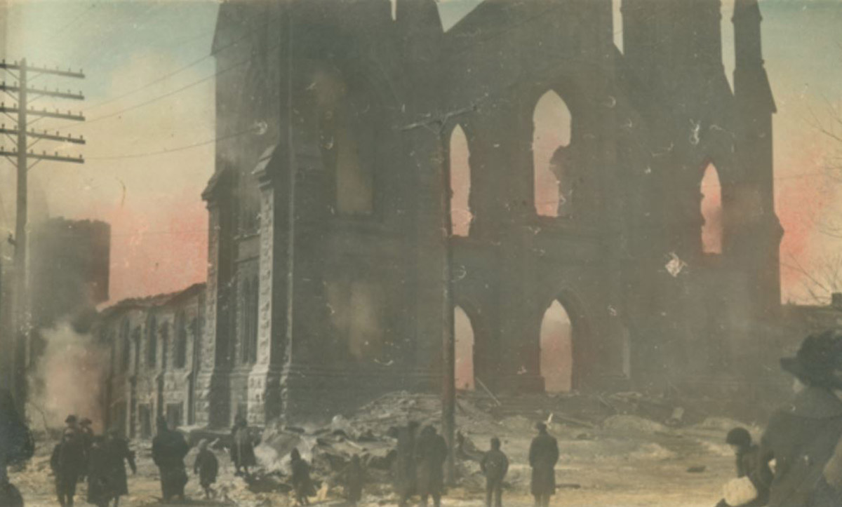 St. Dunstans Aflame