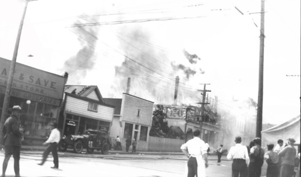 Fire at King George Hotel