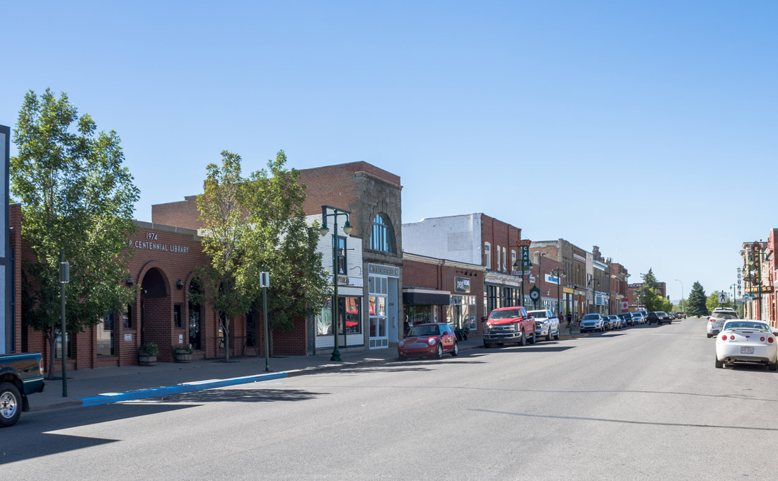 A View West Down Main Street