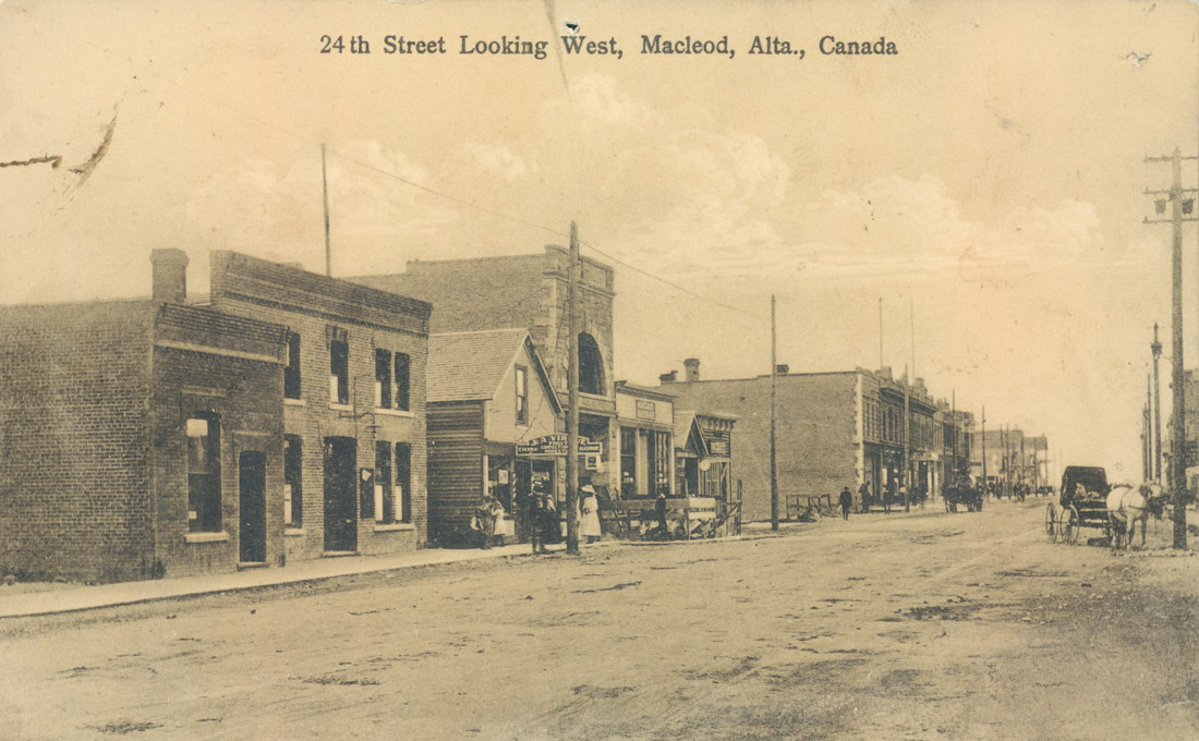 A View West Down Main Street