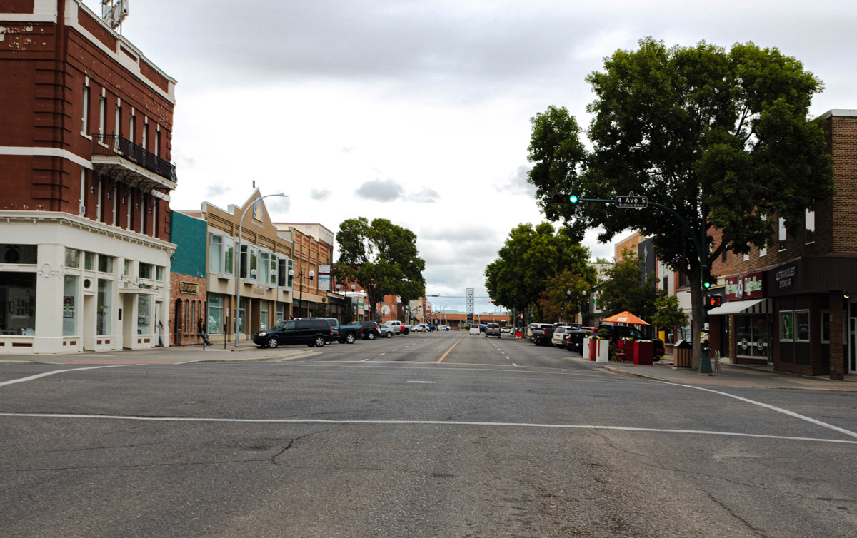 A Busy Day on 5th Street