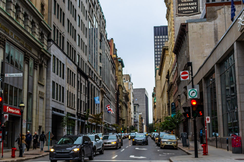 St Jacques Street from Victoria Square