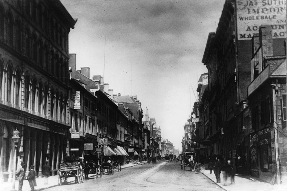 St Jacques Street from Victoria Square