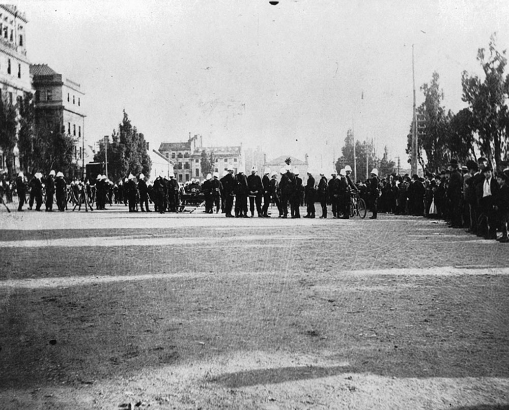 On the Parade Ground