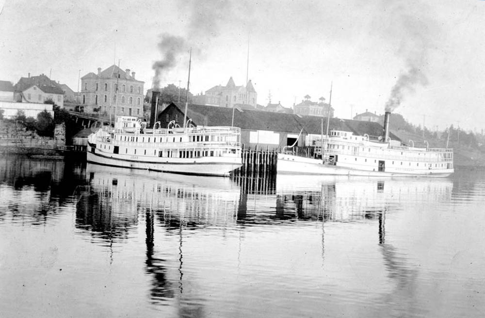 Ferries at Dock