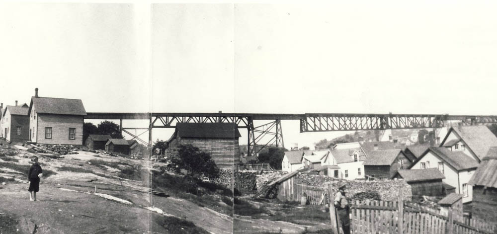 Trestle Over Houses