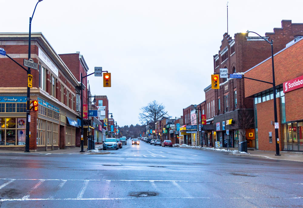 View Down James St.