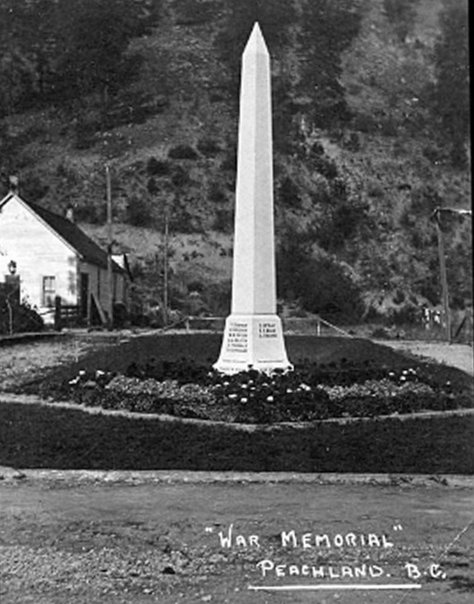 Peachland's Cenotaph