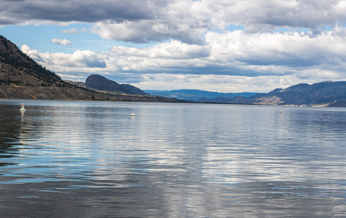 Sailboats on the Okanagan Lake