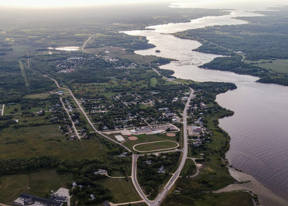 Town and River