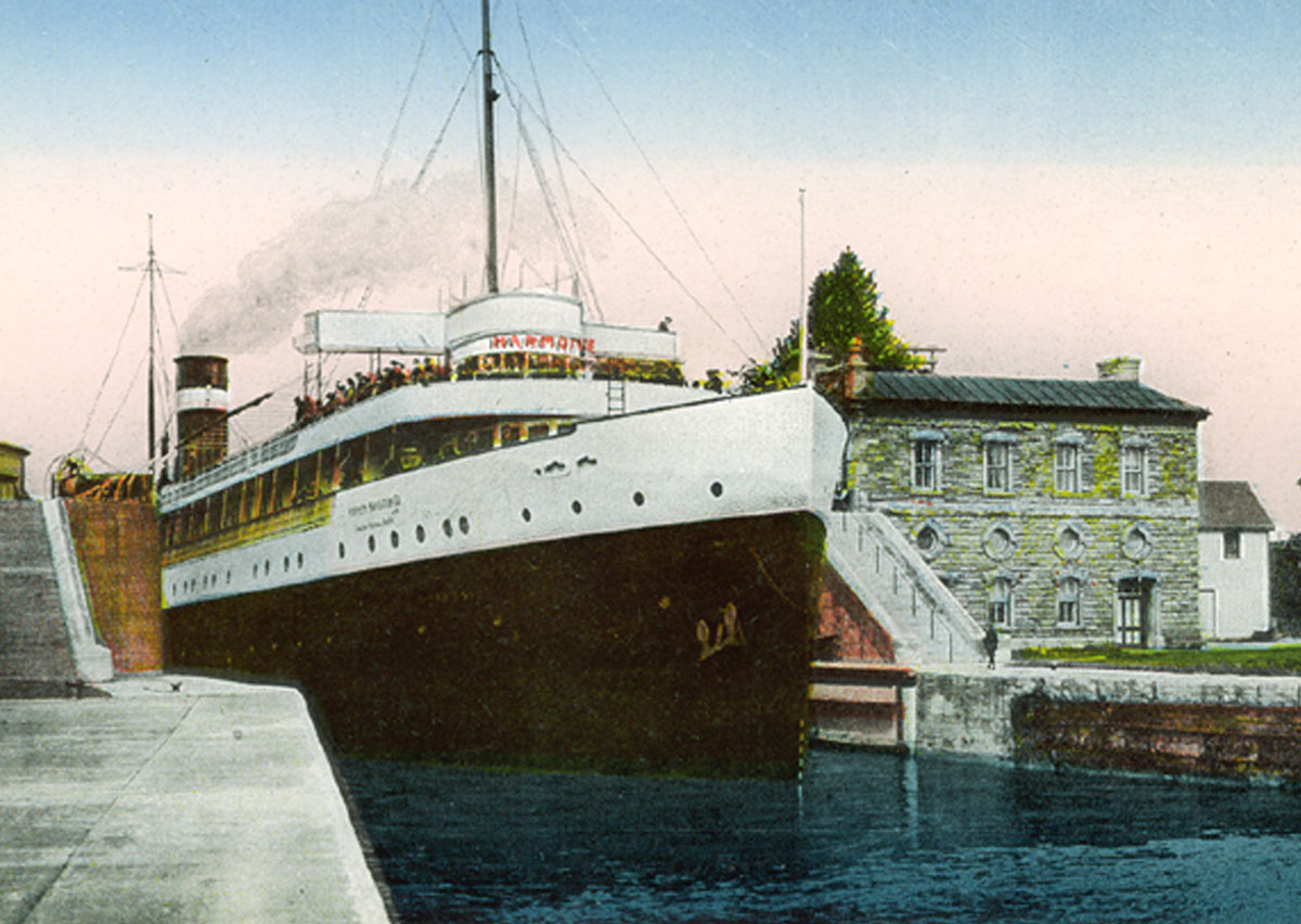 Postcard of a Steamer