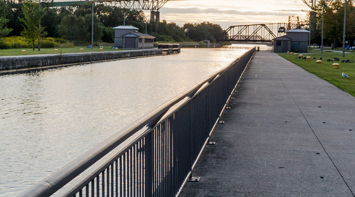 The 1909 Locks Collision