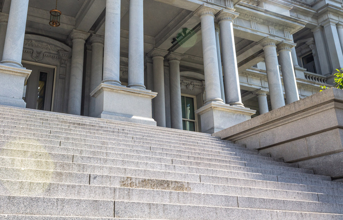 Walking down the Steps