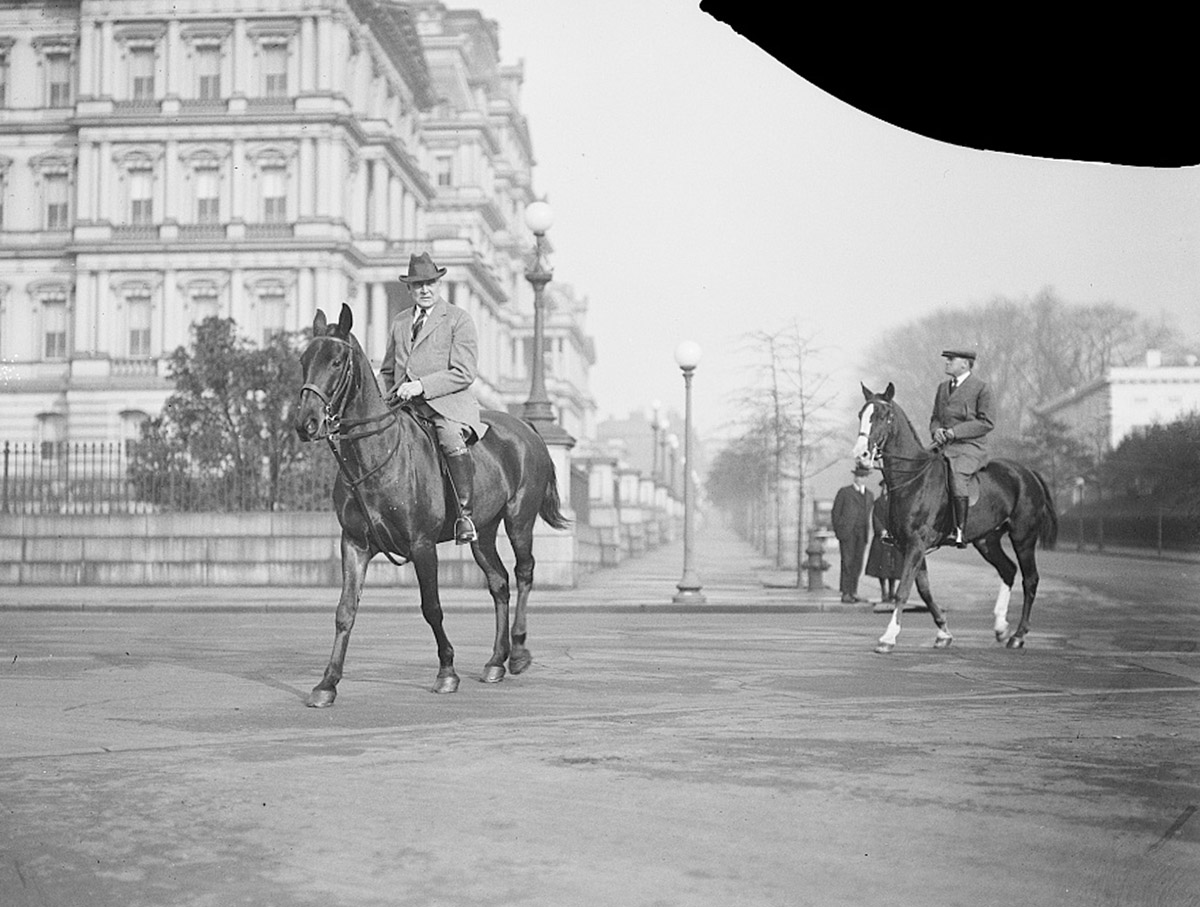 Harding on Horseback