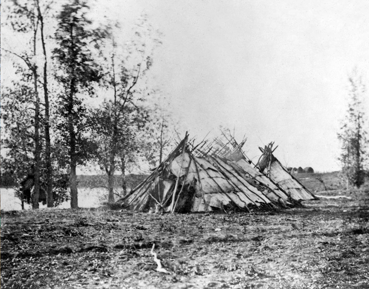 Ojibwa Tipis at the Forks