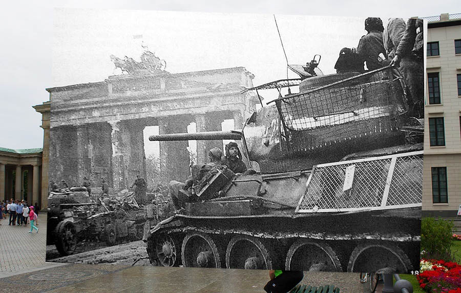 T-34s by Brandenburg Gate