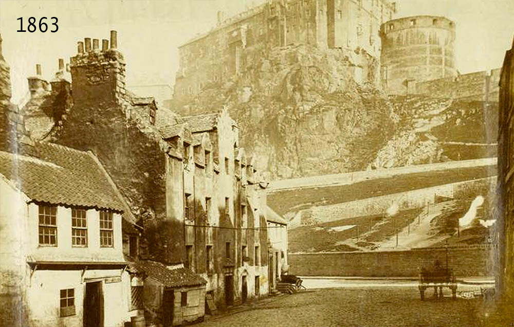 Castle over Grassmarket