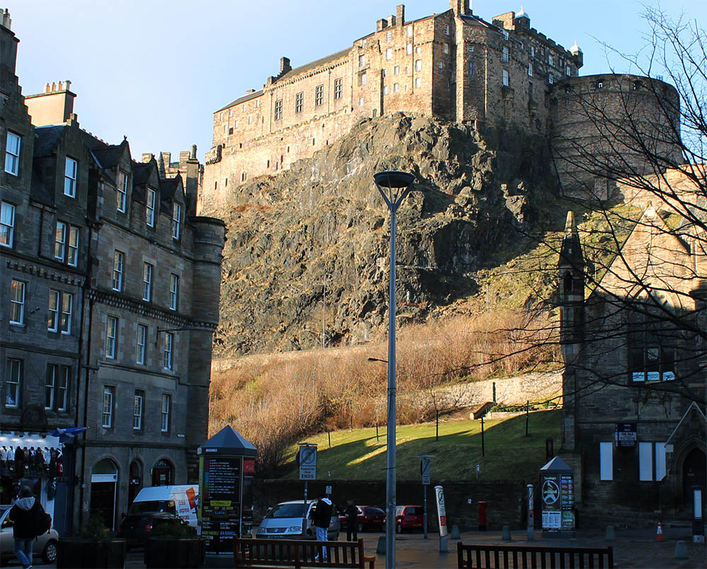 Castle From Vennel Lane