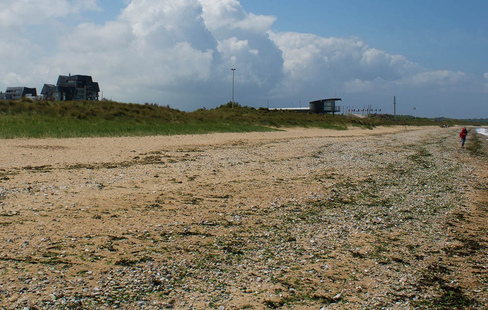 Trucks on Courseulles Beach