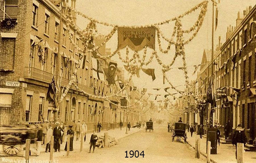 Decorations on Rodney St.