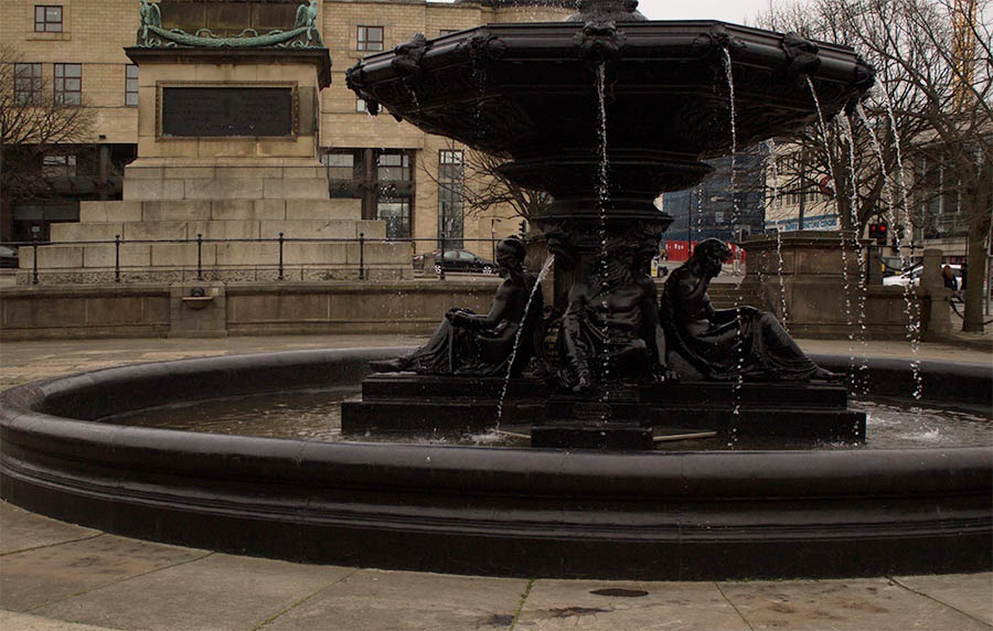 Children at the Steble Fountain