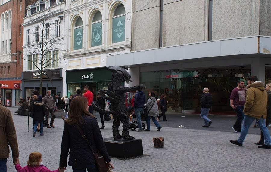 People on Church St.