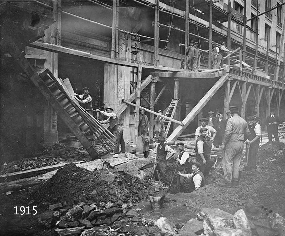Zeppelin Bombing Damage