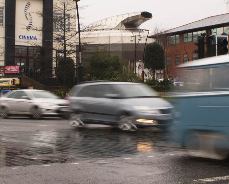 Speeding Car