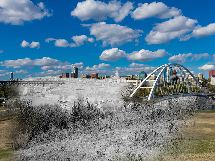 Legislature and High Level Bridge