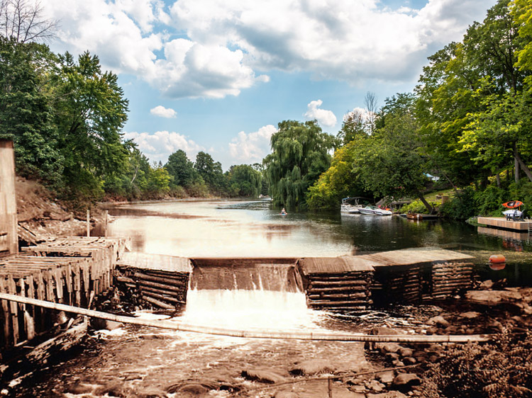The Weir and First Sawmill