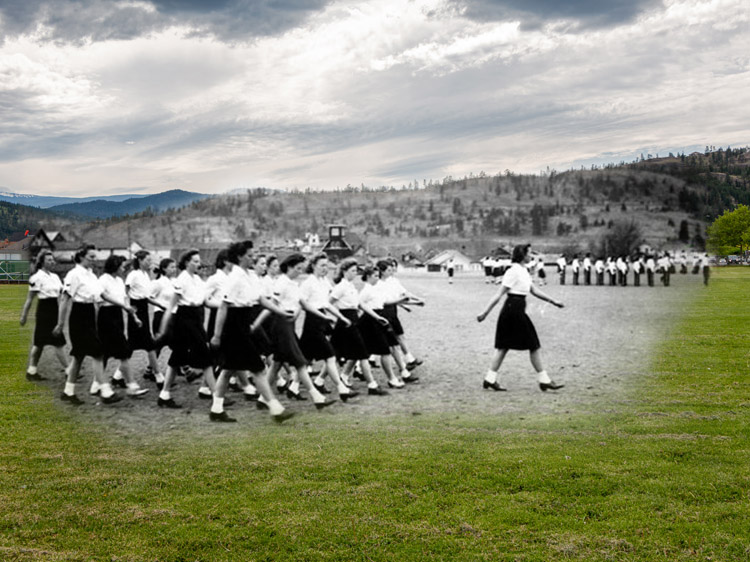 The Girls' Drill Team